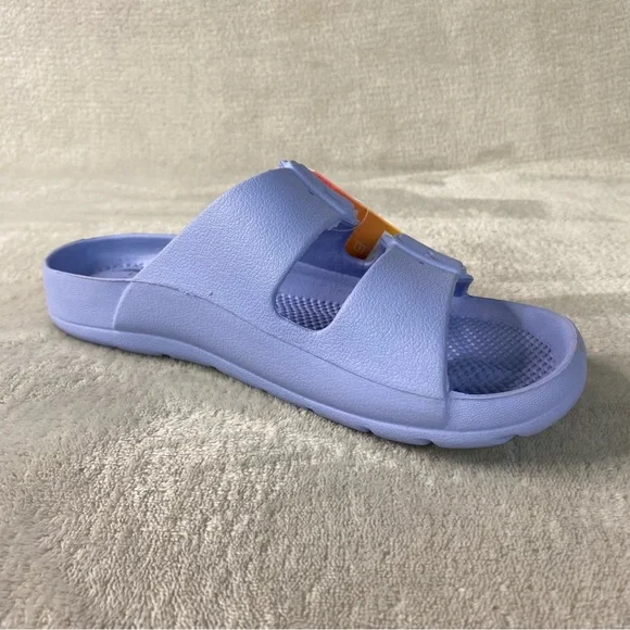 Totes Slide Womens Sandals Size 6 Periwinkle Foam EVA Cushion Water NEW - Picture 4 of 12